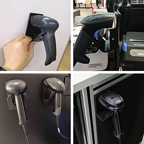 Universal Scanner Holder,Barcode Scanner Holder,Barcode Reader Bracket Wall Mount Fit for Zebra Symbol LS2208 DS2278 LI4278 Most Barcode Scanners, with Screws & Wall Stickers (5pcs-Holder A1) - color: 5pcs-Holder A1