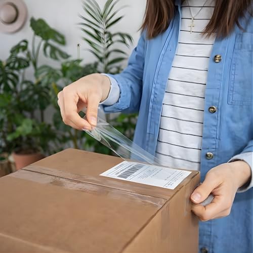 Heavy Duty Packing Tape, Clear 3.1 Mil Thick, Strong Hold for Box Shipping