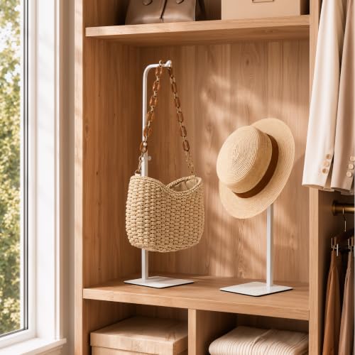 White Tabletop Display Racks for Purses and Banners, 2-Pack - color: White, size: 2 Pack