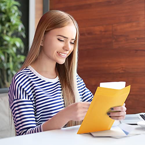 UCGOU Kraft Bubble Mailers 6x10" 50 Pack Usable Size 6x9" Yellow Padded #0 - size: 6x10" 50PC