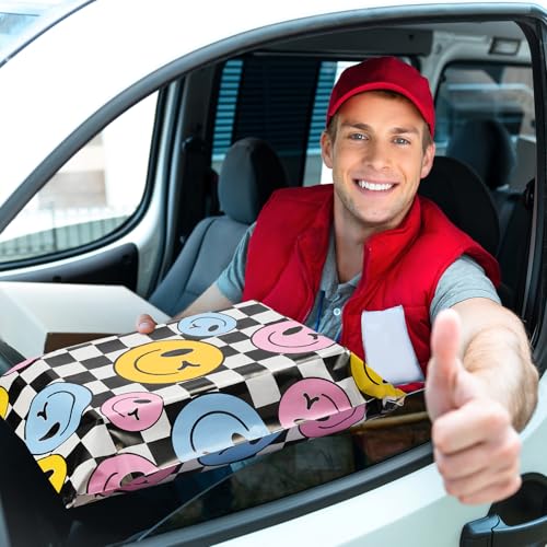 Fuxury Poly Mailers 14.5x19" 50pcs,Cute Shipping Bag for Clothes,Smiley - color: Smile Face, size: 14.5x19" 50pcs