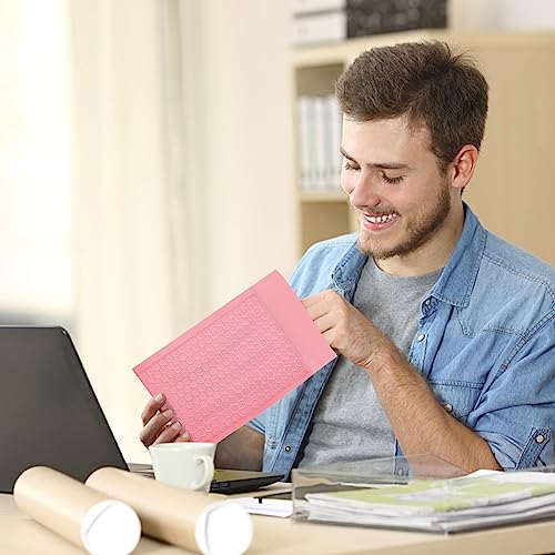 Dasen Bubble Mailers 3.5x5 Inch 50 Pcs,Small Self-Sealing Mail Shipping Bags,Pink Padded Envelopes #0000 - color: Pink, size: 3.5x5-50Pc
