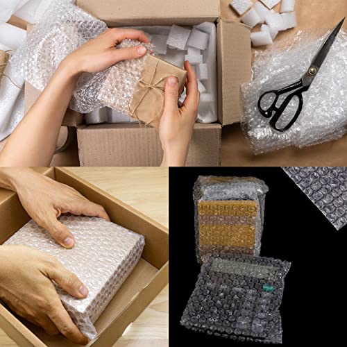 100Pcs Bubble Out Bags Pouches 6"x 6" Bubble Pouches Cushioning Packaging Bags, Double Walled Cushioning Bags Thickening Shockproof Foam Bags for Moving, Shipping, and Storage - size: 6"x6"-100PACK