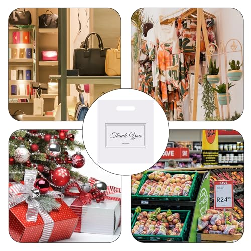 Belinlen 100Pcs 16x18 Inch Thank You Bags for Small Business|White - color: 16x18 Inch (100Pcs)white