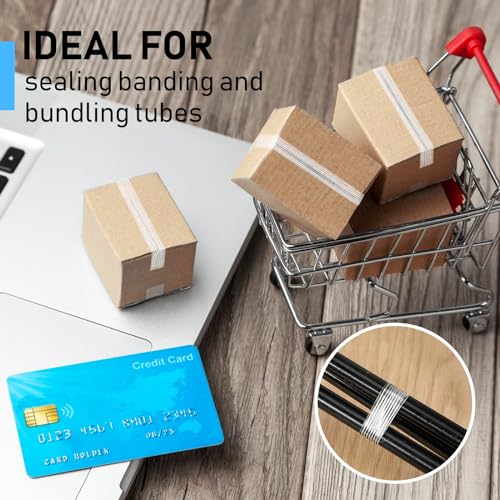 Treela 20 Rolls Filament Strapping Tape Bulk 1/2 Inch x 60 Yards - size: 1/2 Inch X 60 Yards