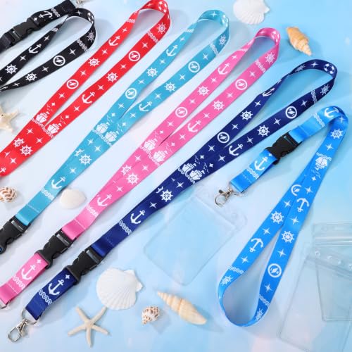 HONSIO 6 Pack Cruise Lanyard for Ship Cards, Cruise Essentials 2026 - color: Multicolor