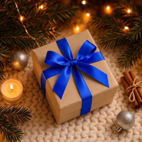 Royal Blue Satin Ribbon Roll 1-1/2 Inch x 36 Yards for Wreaths & DIY Crafts - color: Royal Blue