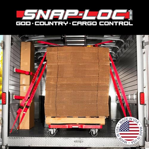 SNAP-LOC, 4 Wheel Dolly, 1,200 lb Professional E Track Dolly, Heavy Duty Furniture Moving Cart, Modular Cargo Platform, Made in USA, Red - style: Professional E-Track Dolly Red