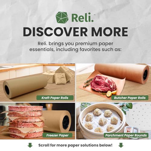 Reli. Newsprint Packing Paper 10 lbs | 350 Sheets | 27" x 17" | Made in USA