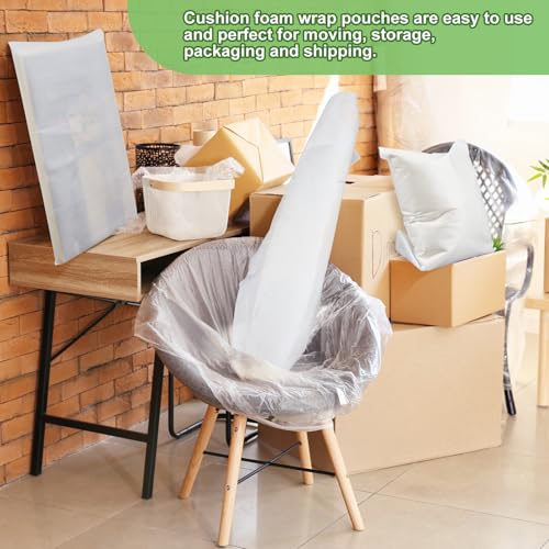 30 Pcs 20 x 28 Inch Packing Foam Pouches, Dish Packing Supplies for Moving - size: 20 x 28 Inch