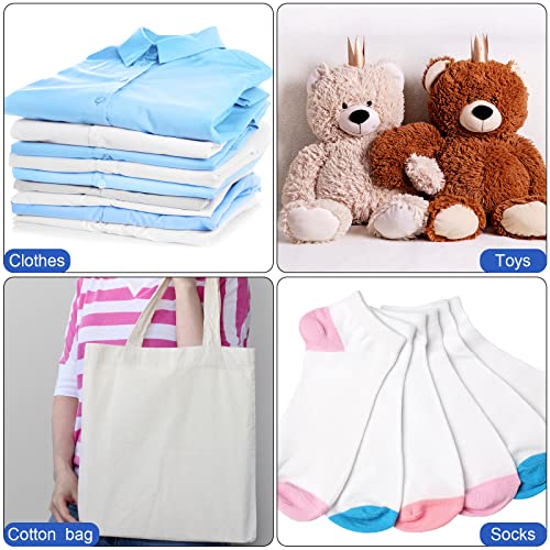 Epakh 200 Pcs Clear Plastic Shirt Bags with 3500 Stickers, 11 x 14 Inch - size: 11 x 14 Inch