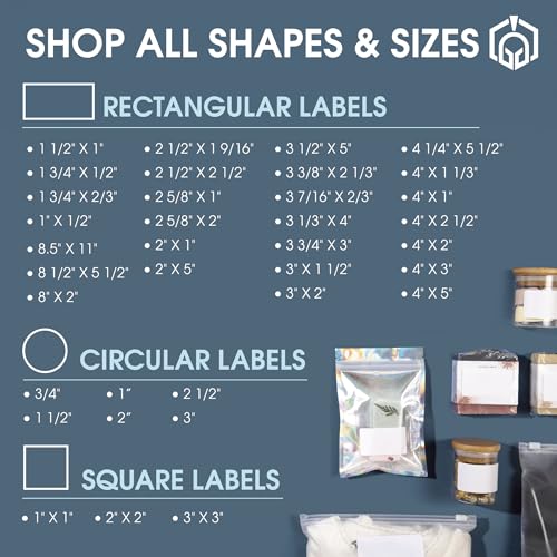 3 Inch Circle Labels for Laser & Inkjet, Spartan Industrial Template C006 - size: 3" Circle