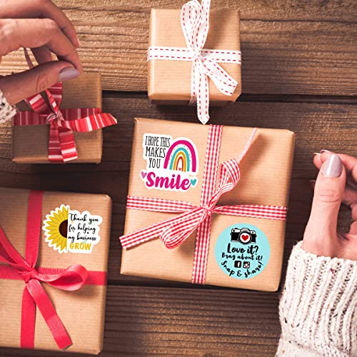 I Hope This Makes You Smile Stickers,Cute Smile Small Business Sticker for Mail Envelopes Package Packing 500 Labels Per Roll - color: I Hope This Makes You Smile Stickers