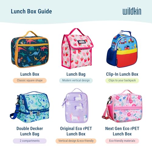 Wildkin Kids Insulated Lunch Box, Transportation - color: Transportation