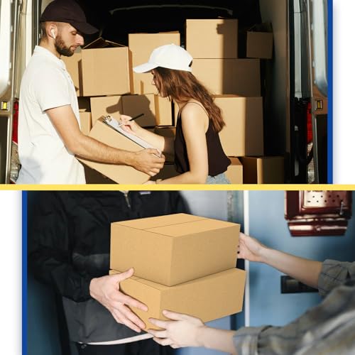 30 Pack 8x6x6 inches Small Shipping Boxes Brown Corrugated Cardboard Boxes for Packing, Mailing, Moving, Business - size: 8x6x6 inch