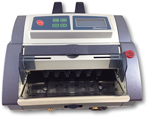 AccuBANKER AB1100PLUS Commercial Grade Digital Money Counter, Hopper Capacity 200 Bills & Speed 1,300 Bills/Min Bill Counter Machine Fast & Reliable Perfect for Small & Medium Retailers - style: Basic