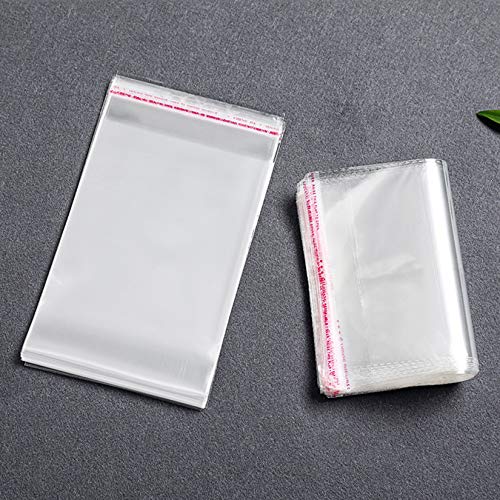 Morepack 3x5 In Cookie Bags Clear Self Sealing Cellophane Treat Bags 200Pcs - size: 3" x 5" (Pack of 200)