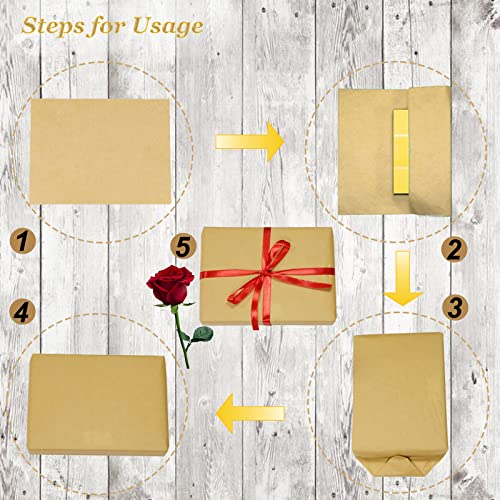 100 Sheets Kraft Tissue Paper Artdly 14 x 20 Inches Kraft Wrapping Paper Bulk for Weddings Birthday DIY Project Christmas - color: Kraft, size: 14x20 Inch (Pack of 100)