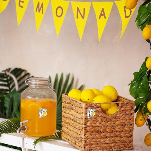 Just For You Lemon Stickers - Funny & Cute Lemonade Stand Supplies, 500 PCS - style: Made Just for You Lemon