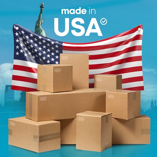 Small Moving & Shipping Boxes 9"L x 6"W x 6"H (25-Pack) - Extra Strength 200 lb vs Regular - Corrugated Strong Boxes for Packaging - Small Packaging Box - Heavy Duty Box by IDL Packaging - size: 9 * 6 * 6" (Small Boxes)