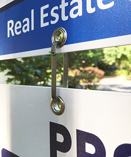 Real Estate Sign Rider Clips - 1 Bag (50 Clips)