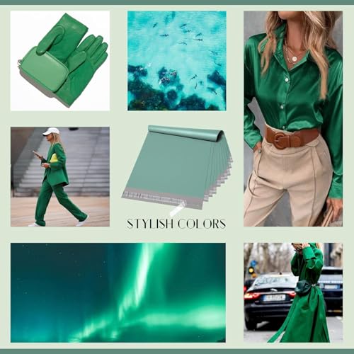Metronic Poly Mailers 14.5x19 1000PC Large Shipping Bags for Small Business - color: Grayed Jade Green, size: 14.5x19 1000PC