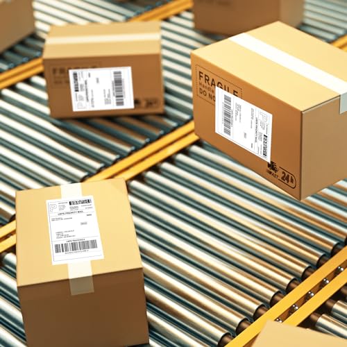 6 Rolls 4" x 6" Direct Thermal Printer Label, 250 Labels/Roll - size: 6 Rolls/1500 Labels