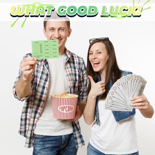 Kosiz 600 Pcs Raffle Ticket Basket Chinese Auction Ticket 10 Per Sheet Unduplicated for Back to School Events Silent Auction Classroom Church Fundraiser, 3.3 x 4.5 Inch(Multicolor) - color: Multicolor
