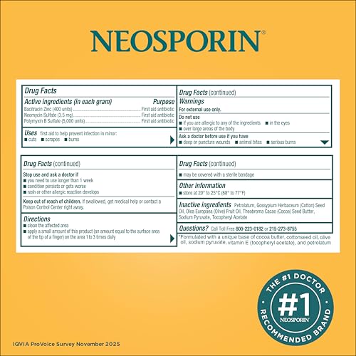 Neosporin Original Triple Antibiotic Ointment, 1 oz - size: 1 Ounce