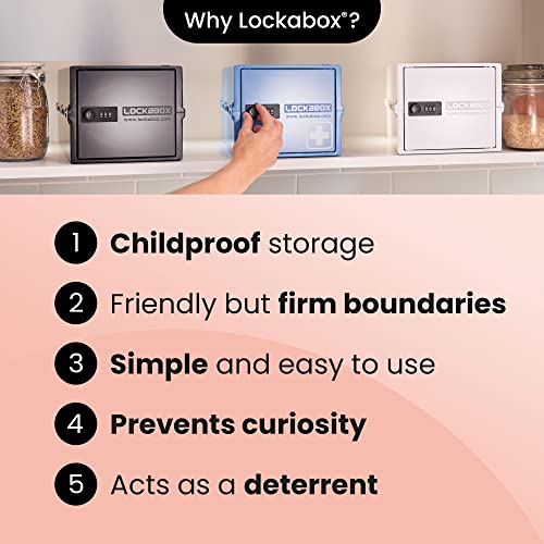 Lockabox One™ 10L Medication Lock Box and Medicine Storage Box (Medi Green) - color: Medi Green