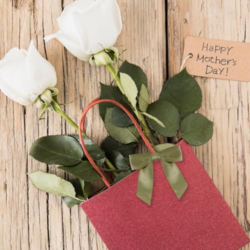 50pcs Sage Twist Tie Bows, 3.5'' Pre-Tied Satin Ribbon Mini Sage Bows for Gift Wrapping, Crafts, Wedding, Birthday, Party, Bridal Shower, Christmas - color: Sage
