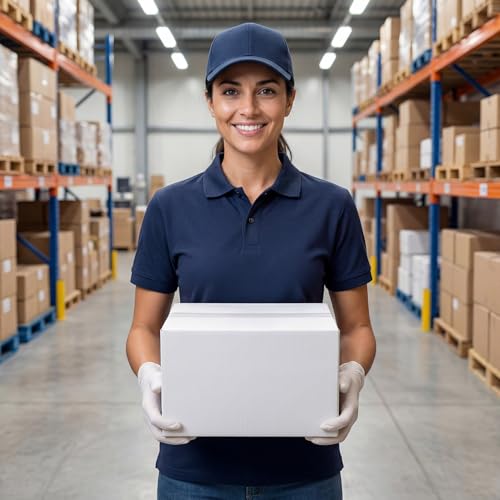 CRUGLA 12x8x7 Shipping Boxes 15 Pack, White Corrugated Cardboard Boxes with Side-Lock and Pre-Applied Double-Sided Tape, Easy Assemble Packing Mailer Boxes for Small Business Shipping - size: 12x8x7 Inch 15 Pack