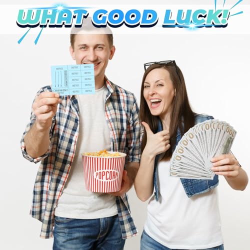 Kosiz 600 Pcs Raffle Ticket Basket Chinese Auction Ticket 10 Per Sheet Unduplicated for Back to School Events Silent Auction Classroom Church Fundraiser, 3.3 x 4.5 Inch(Blue) - color: Blue