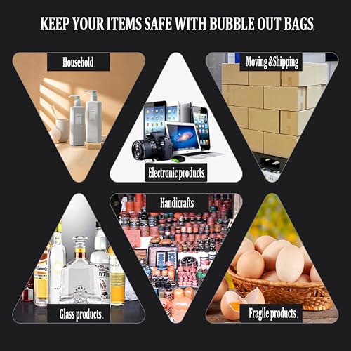 6x10Inch Bubble Pouch bag 50pcs, Double Wall Bubble Wrep Bags - size: 6x10 Inch(50pcs)