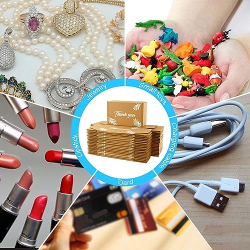 Shipping Boxes Inner Measurement 6x4x3 inches Brown Small Mailing Boxes 40 Pack Cardboard Corrugated Box Mailers