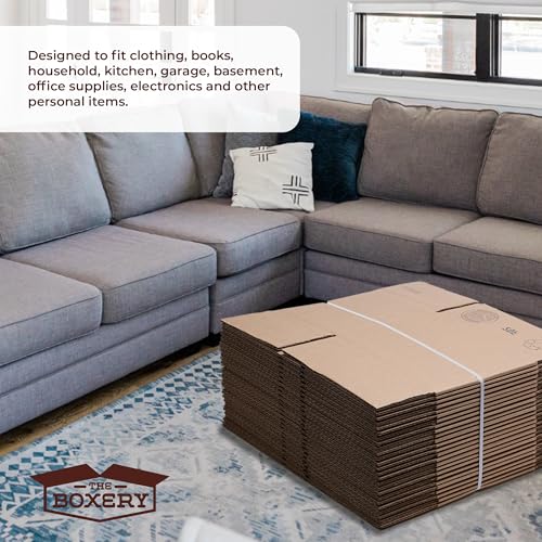 The Boxery Moving Boxes 25-Pack Medium | 18x14x12 inch - size: MEDIUM-25-PACK