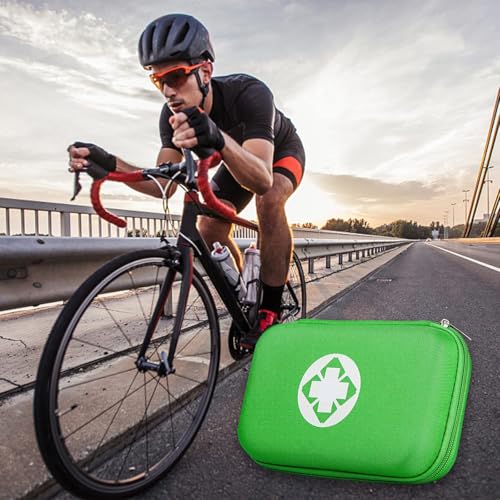 First Aid Kit 276PCS Car Home Camping Essentials Green Emergency Kit - color: Green-276pcs
