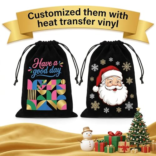 Goaste 50 Pieces Velvet Drawstring Bags, 5×7 Inch Black Jewelry Pouches, Soft Velvet Gift Bag, Double Drawstring Cloth Bags for Jewelry Bracelet, Headphone, Bead, Gift, Candy, Gadgets