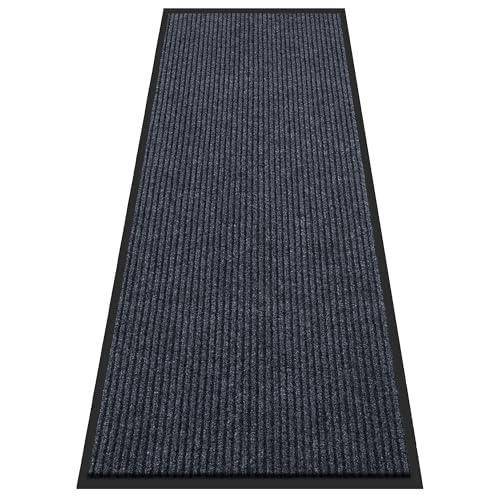 BesWin Front Door Mat, 3'x6' Indoor Outdoor Doormats, Heavy Duty Commercial Floor Mat Inside Outside Entrance, Non Slip Rubber Backing Welcome Mats for Entryway - size: 6' Length x 3' Width