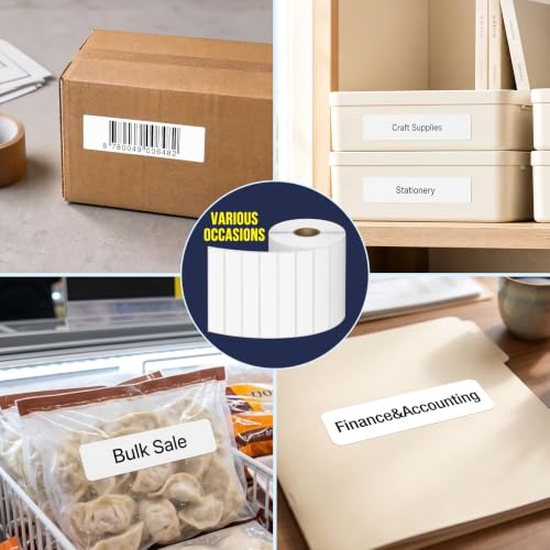 LLIKED 1400 Thermal Labels 4"x1", Strong Adhesive Shipping Labels - size: 4"x1"-1 Roll