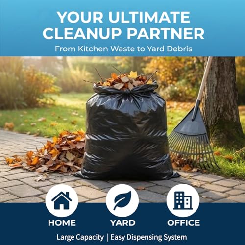 30-35 Gallon Trash Bags Heavy Duty 1.5 Mil,31'' x 39'',100 Count - color: 30-35 Gallon | 100 Count, size: 120 Count(pack of 1)