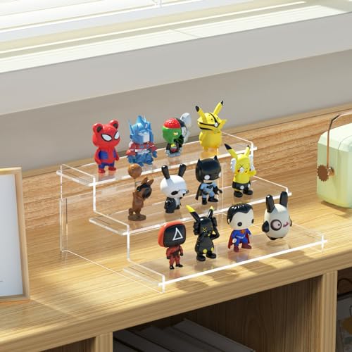 Acrylic Risers Display Stand, 3 Tier Cupcake Holder, Perfume Organizer