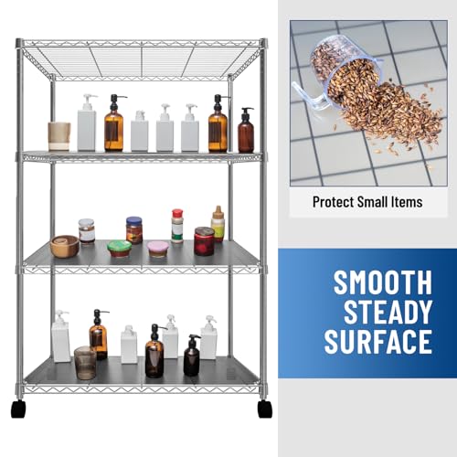 Frienda Wire Shelf Liners,14 x 36 Inch,Gray,Set of 10 - color: Gray, size: 14 x 36 Inch