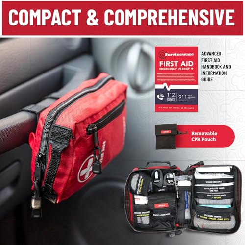 Surviveware Comprehensive Premium Survival First Aid Kit - style: Travel