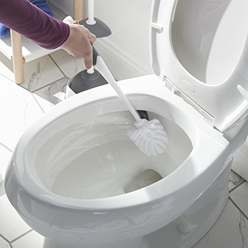 Clorox Toilet Bowl Brush With Under Rim Scrubber - size: Rim Toilet Brush