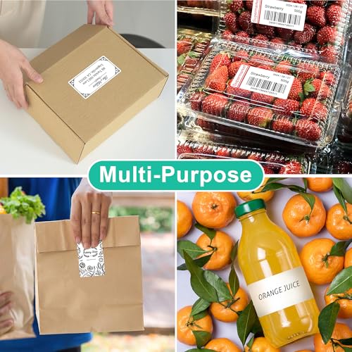 LLIKED 2"x4" Printable White Label Stickers 300 Labels 30 Sheets - size: 30 Sheets