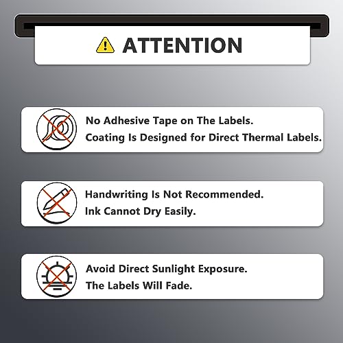 BETCKEY 4" x 6" (102mm x 152mm) Shipping Thermal Label, 12 Roll/3000 Labels - color: 12-rolls (3000 Labels)