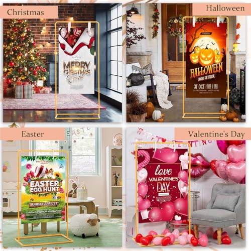 Wedding Sign Holder, Adjustable Welcome Sign Stand