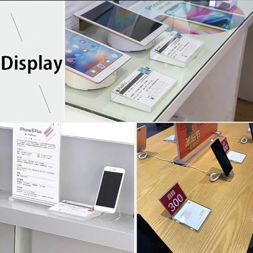 Acrylic Label Holder Price Tag Displays (90*55mm/3.54x2.17 inches)