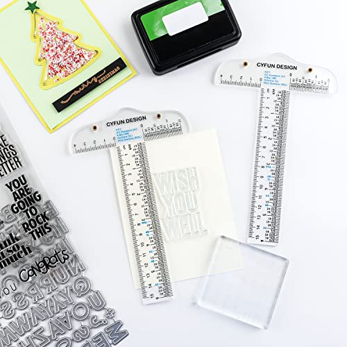 10PCS 6 Inches/15cm Acrylic Clear T-Square Ruler, Inches and Metric, T Square Ruler, Transparent, T Ruler, for Crafting Drafting and General Layout Work Art Framing & Drafting Scrapbooking Crafting - color: 10PCS Clear Acrylic Ruler
